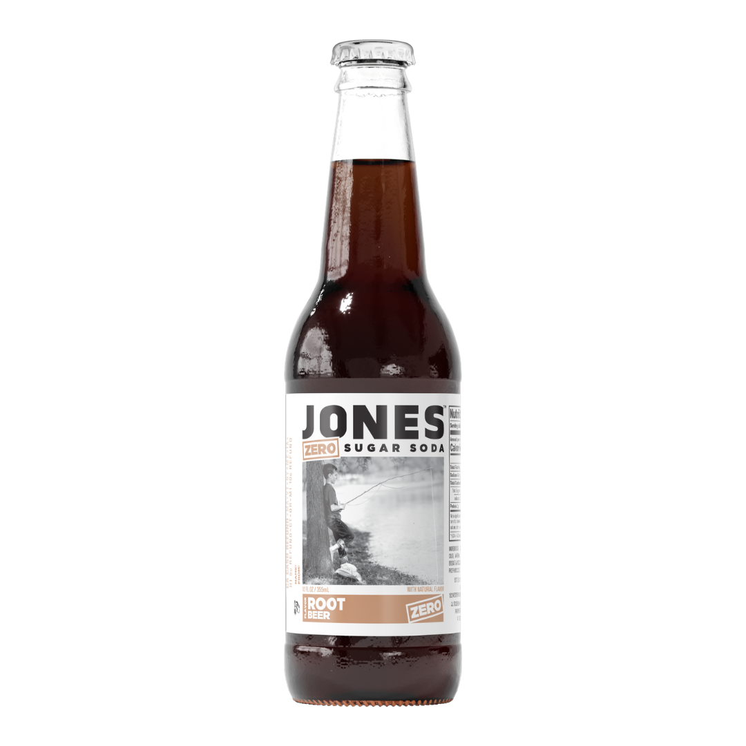 Jones ZERO Root Beer Soda 12-Pack